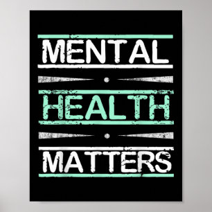 Mental Health Awareness Stigma  Poster