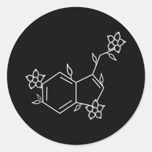 Mental Health Awareness Suicide Prevention Seroton Classic Round Sticker