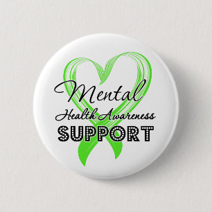 Mental Health Awareness - Support 2 Inch Round Button
