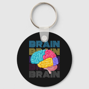 Mental Health Awareness Support Metal Power Family Keychain