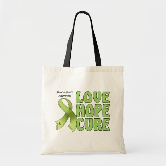 Mental Health Awareness Tote Bag (Front)