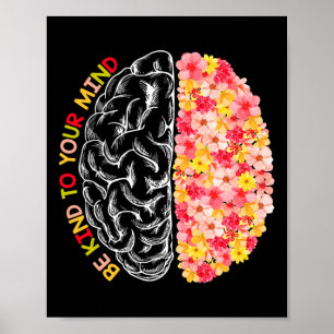 Mental Health Be Kind Fun To Your Mind Autism Awar Poster