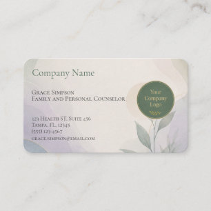 Mental Health Care Professional Business Card