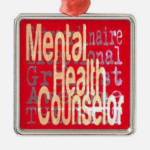 Mental Health Counsellor Extraordinaire Metal Ornament
