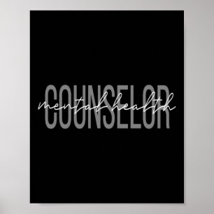 Mental Health Counsellor Mental Awareness Therapis Poster