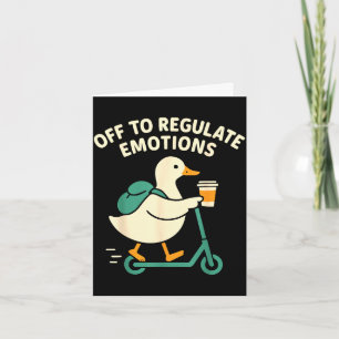 Mental health counsellor off to regulate emotionsM Card