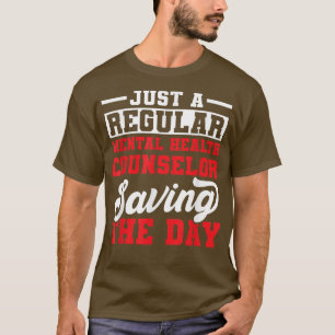 Mental Health Counselor Saving Licensed Counseling T-Shirt
