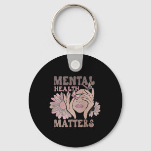 Mental Health Does Matter Awareness Supporter Flow Keychain