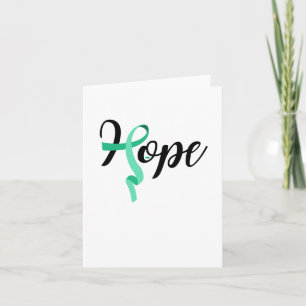 Mental Health Hope - Mental Health Green Ribbon Aw Card