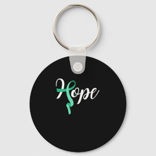 Mental Health Hope - Mental Health Green Ribbon Aw Keychain