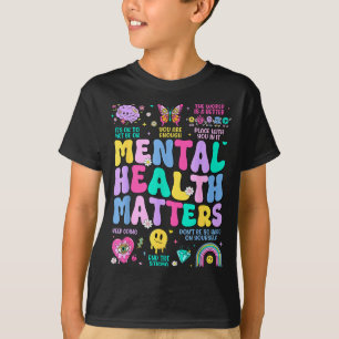 Mental health human brain illness awareness women T-Shirt