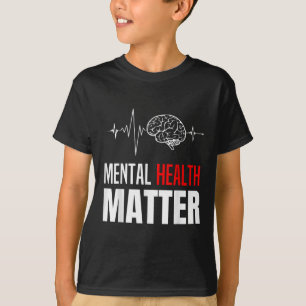 Mental Health Human Brain Problem Awareness _1  T-Shirt