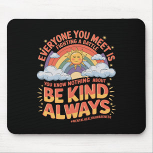 Mental Health Illness Awareness Month Depressed Pe Mouse Pad