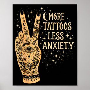 Mental health inked mama tattoo more tattoos lessM Poster