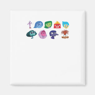 Mental Health Inside Out 2 Sticker Magnet