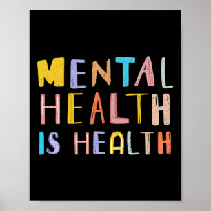 Mental Health Is Health Bipolar And Anxiety Awaren Poster