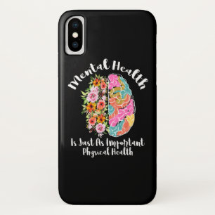 Mental Health Is Just As Physical Health Brain Flo Case-Mate iPhone Case
