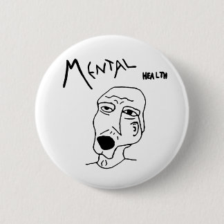 Mental Health Logo 2 Inch Round Button
