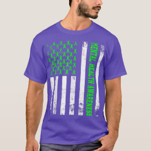 Mental Health Matters Awareness Month American Fla T-Shirt
