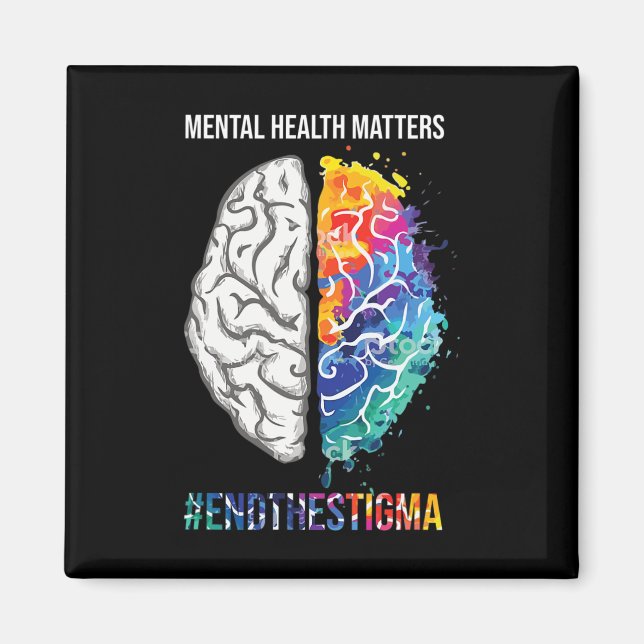 Mental Health Matters Awareness Month Costume  Magnet (Front)