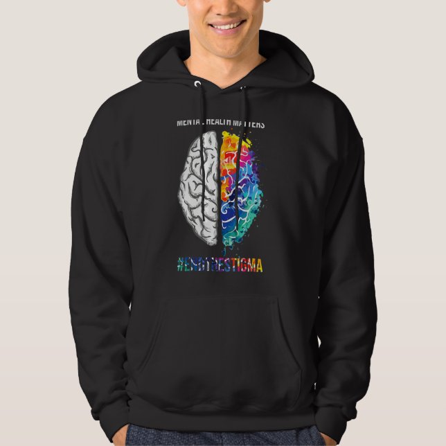 Mental Health Matters Awareness Month End The Stig Hoodie (Front)