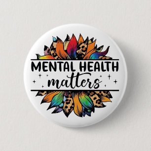 Mental Health Matters Button
