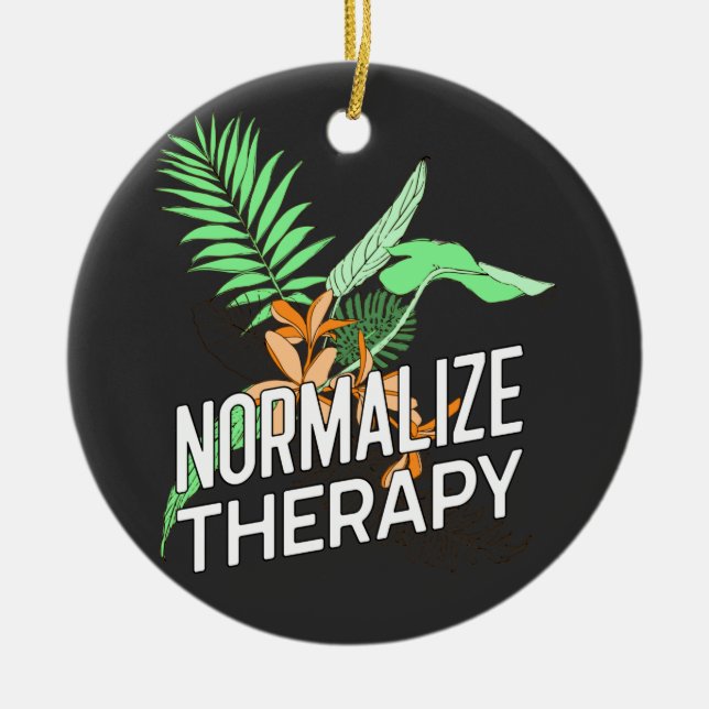 Mental Health Matters Ceramic Ornament (Front)