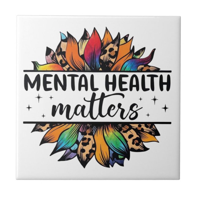 Mental Health Matters Ceramic Tiles (Front)