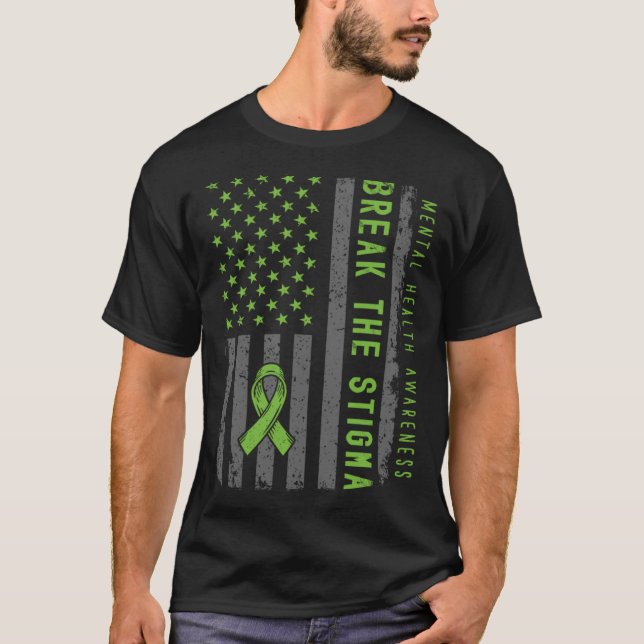 Mental Health Matters Fight Stigma Mental Health A T-Shirt (Front)
