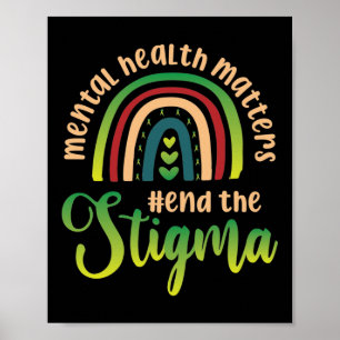 Mental Health Matters Fight The Stigma Poster