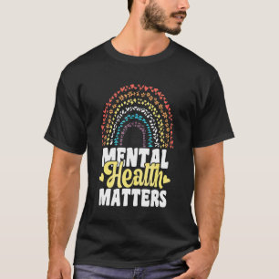 Mental Health Matters Human Brain Psychology T-Shirt