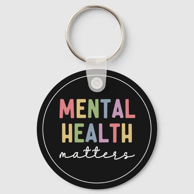 Mental Health Matters | Mental Health Awareness Keychain (Front)