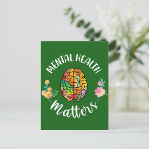 Mental Health Matters   Mental Health Awareness Postcard