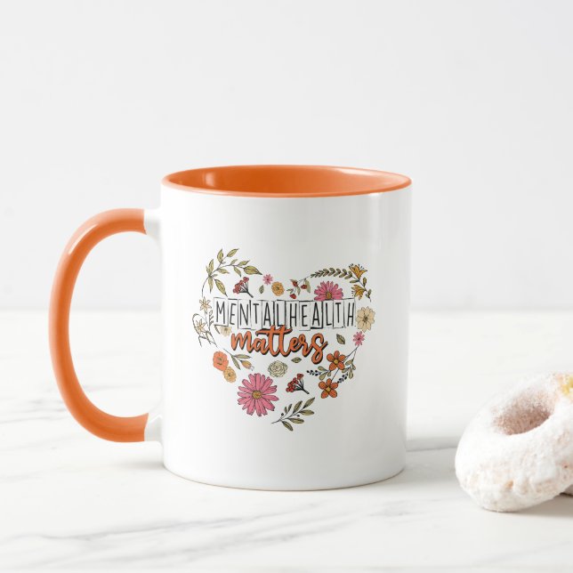 Mental health matters mug (With Donut)