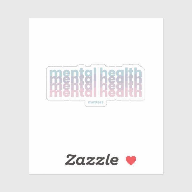 Mental Health Matters | Poppins French Grey  (Sheet)