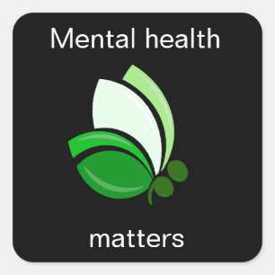 Mental Health Matters Square Sticker
