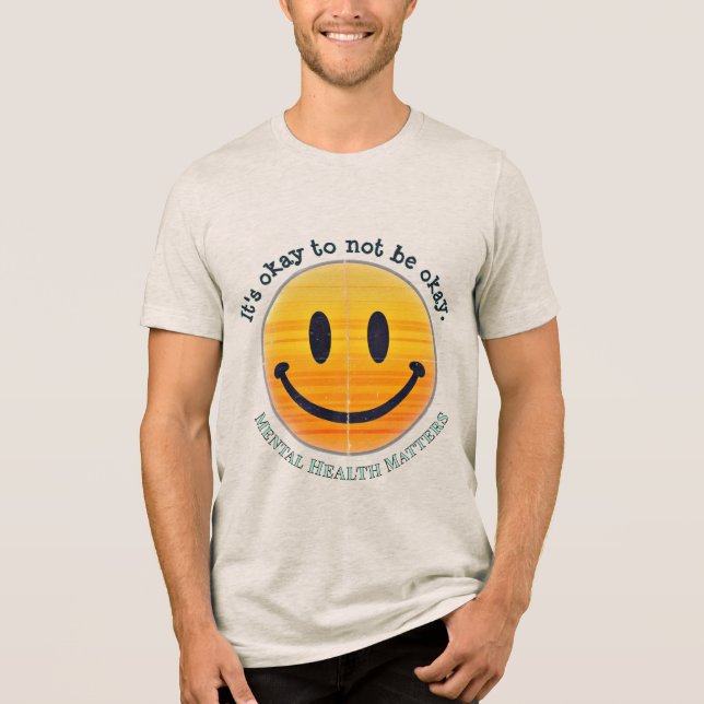 Mental Health Matters T-Shirt – Mental Health Awar Tri-Blend Shirt (Front)