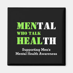 Mental Health MEN WHO TALK HEAL Customized Magnet
