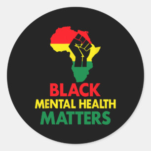 Mental Health Mental Health Autism Awareness Classic Round Sticker