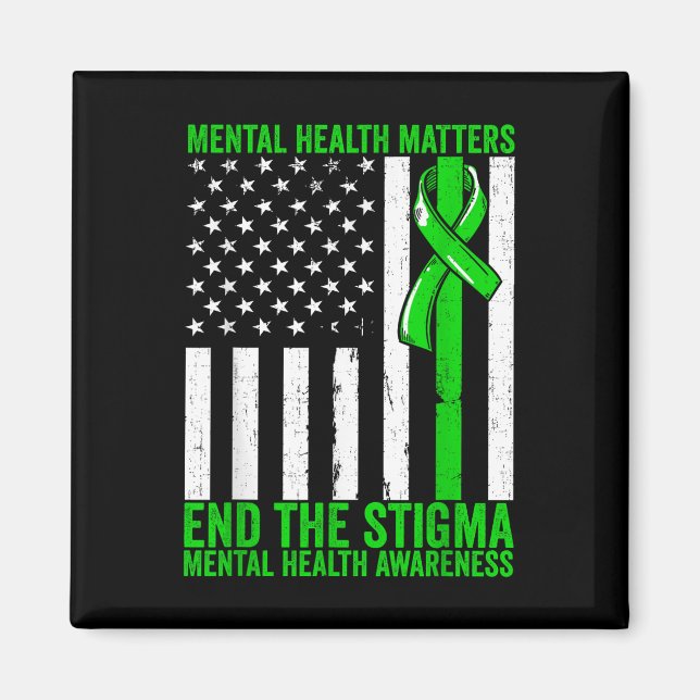 Mental Health Mental Health Awareness End The Stig Magnet (Front)