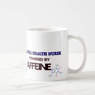 Mental Health Nurse Powered by caffeine Coffee Mug