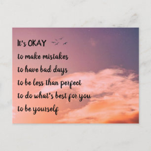 Mental health postcard