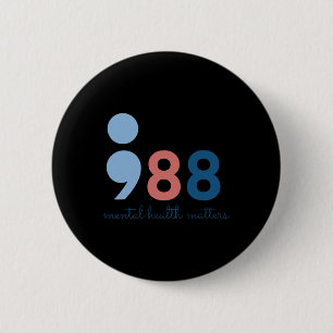 Mental Health Problems  2 Inch Round Button