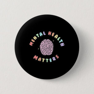 Mental Health Problems Awareness 1 2 Inch Round Button