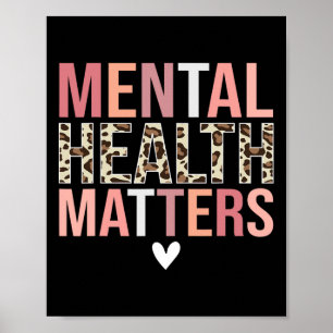 Mental Health Problems Awareness Month Poster