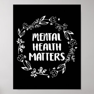 Mental Health Problems Awareness Suicide Preventio Poster