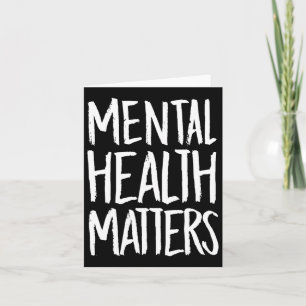 Mental Health Problems Gift Mental Health And Suic Card