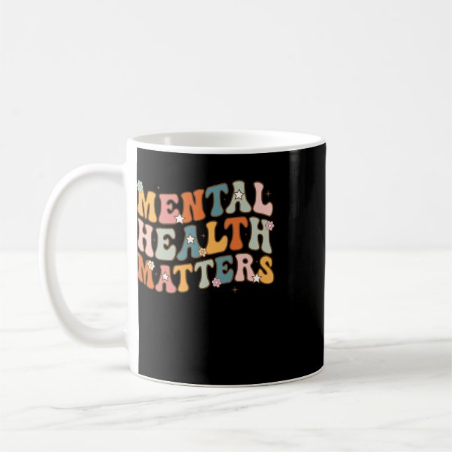 Mental Health Problems Human Brain Illness Awarene Coffee Mug (Left)