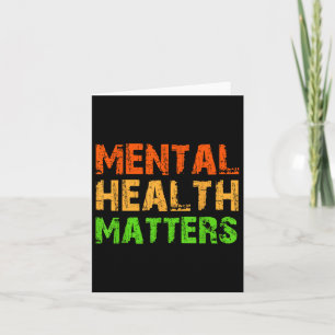 Mental Health S Awareness  Card