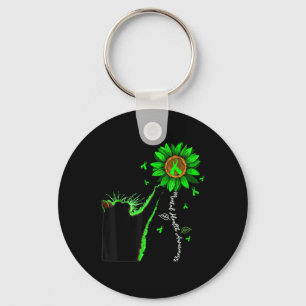 Mental Health S Awareness Flower Cat Lover Women M Keychain